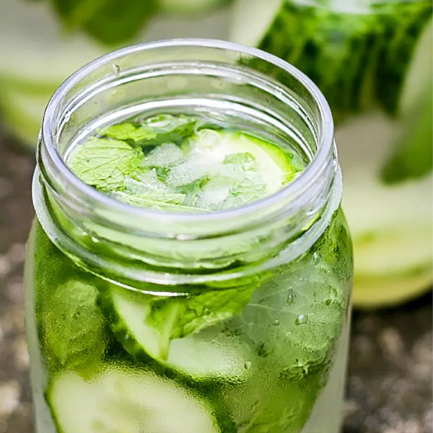 Cucumber Mint Water