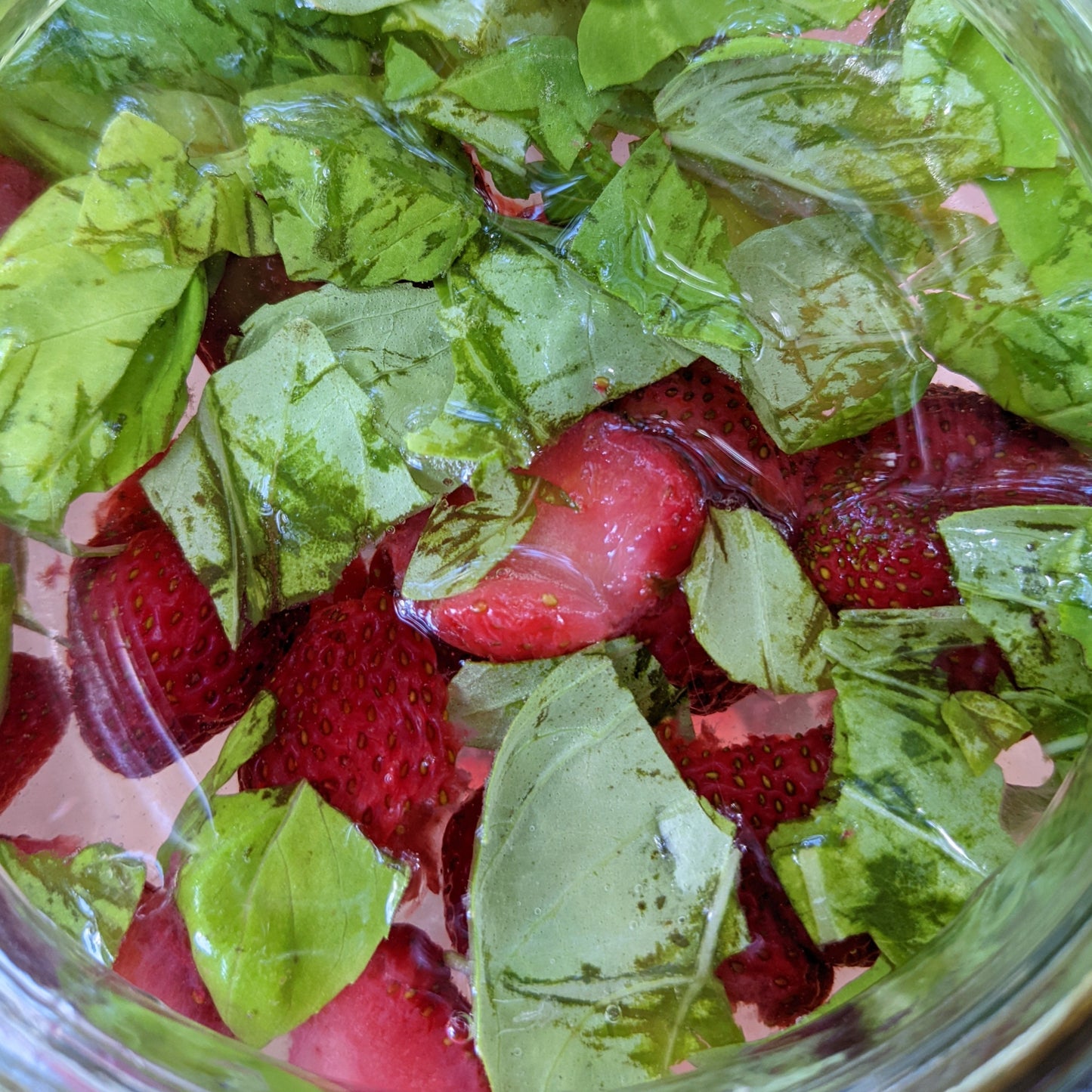 Strawberry Basil Water